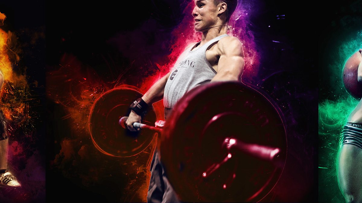 Special effect Photoshop on action shots