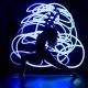 Long exposure dancing photography light painting