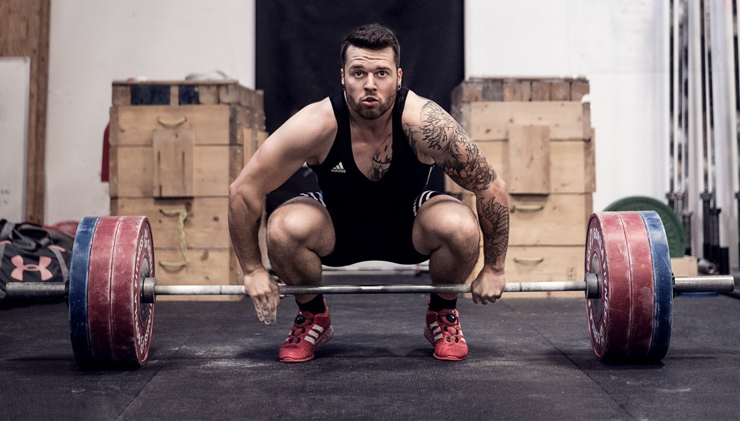 Un des meilleurs athlètes d'haltérophilie du Québec Maxim Lebrun