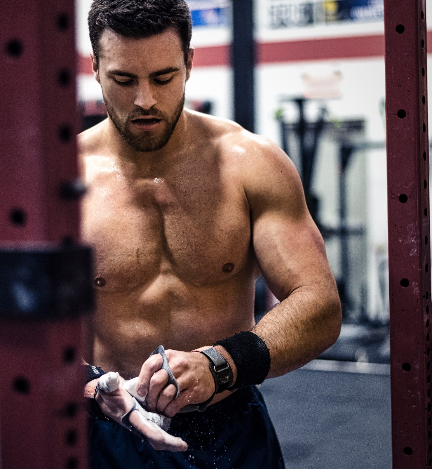 Un des meilleurs athlètes de CrossFit au Canada, Alex Vigneault en photo