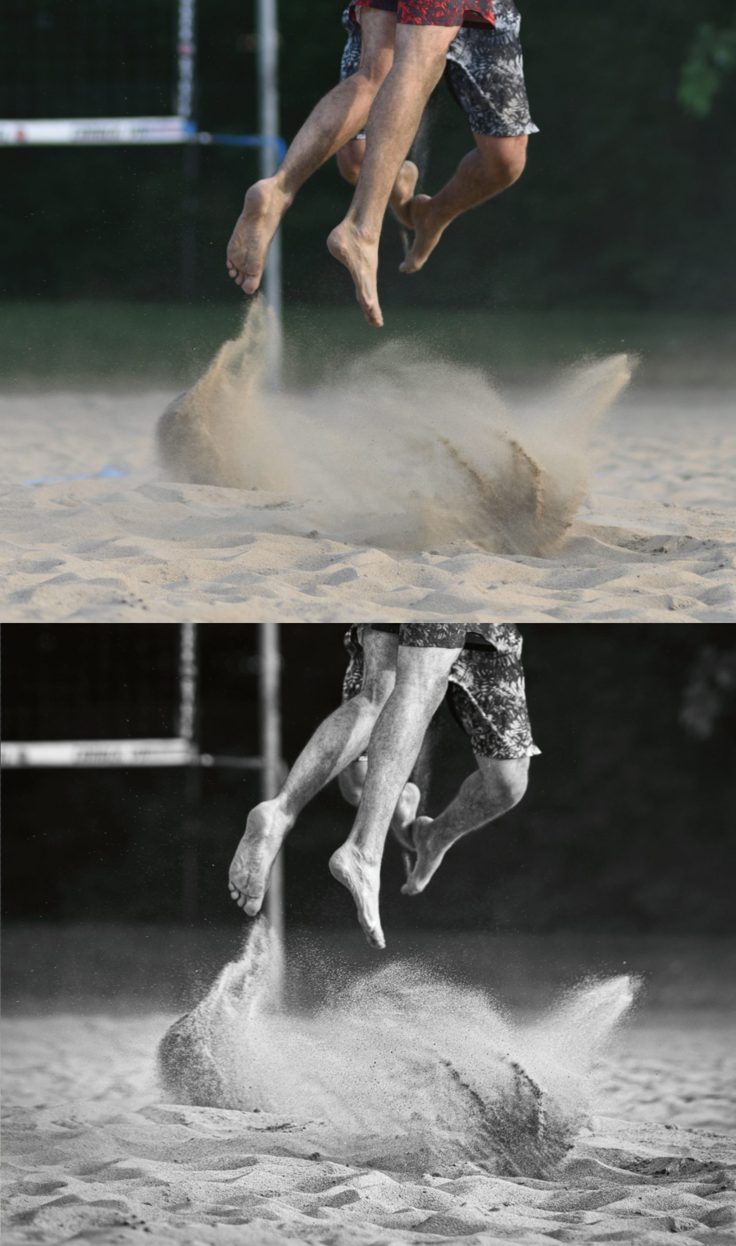 Sublime N&B beach volley