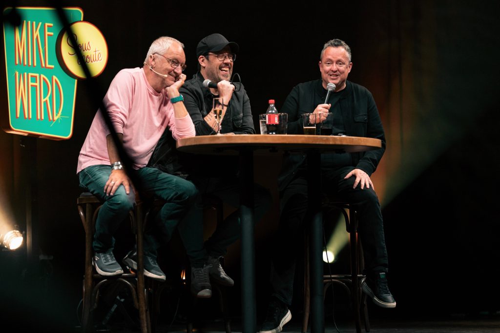 speakers talking on the stage